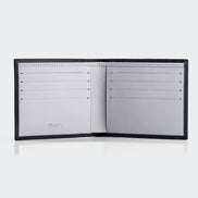 4003 Herren-Ledergeldbörse mit zwei Fächern und Münzfächern