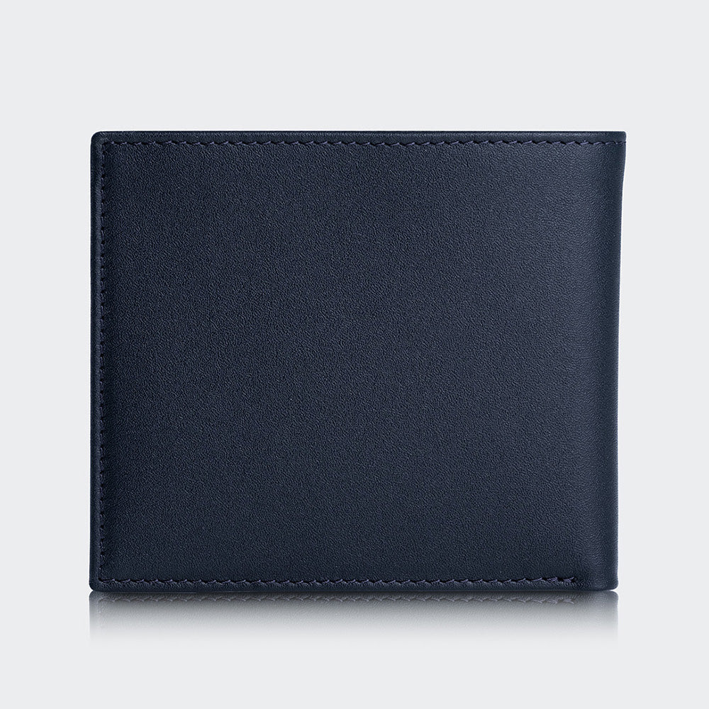 4003 Men Leather Wallet With Two Compartments And Coin Packets
