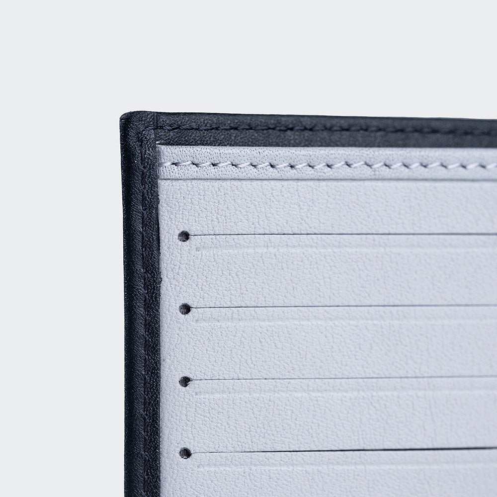 4003 Herren-Ledergeldbörse mit zwei Fächern und Münzfächern