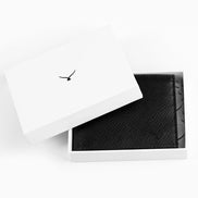 4101 Herren-Ledergeldbörse mit zwei Fächern