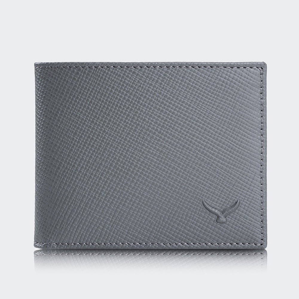 4101 Herren-Ledergeldbörse mit zwei Fächern