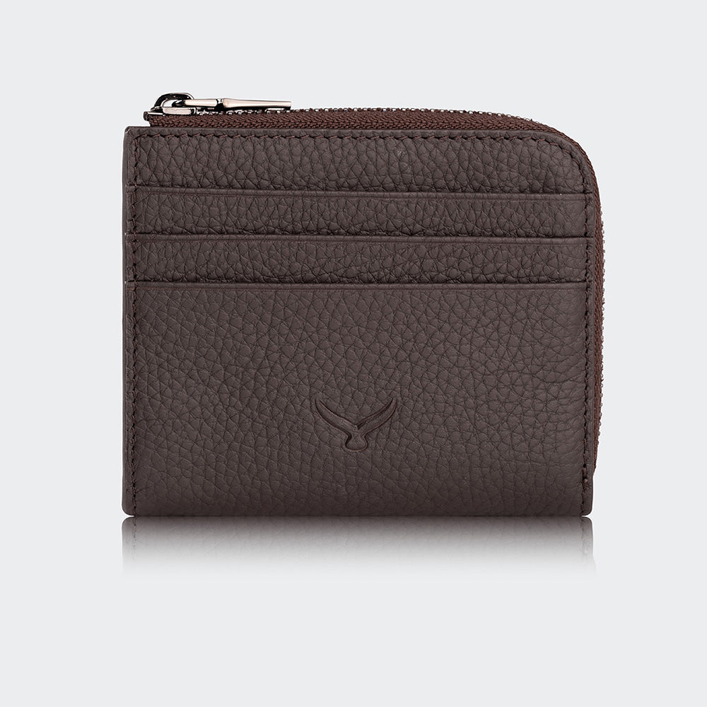 4506 Men Leather Card Holder With Zipper