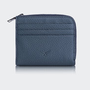 4506 Herren-Kartenetui aus Leder mit Reißverschluss