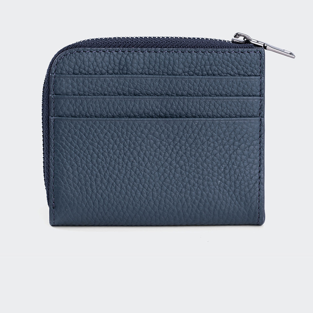 4506 Herren-Kartenetui aus Leder mit Reißverschluss