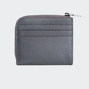 4506 Herren-Kartenetui aus Leder mit Reißverschluss