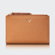 5107 Damen-Geldbörse aus Leder mit zwei Fächern und Magnetverschluss