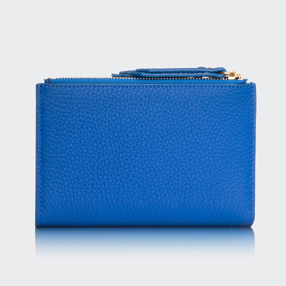 5107 Damen-Geldbörse aus Leder mit zwei Fächern und Magnetverschluss