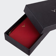 5107 Damen-Geldbörse aus Leder mit zwei Fächern und Magnetverschluss