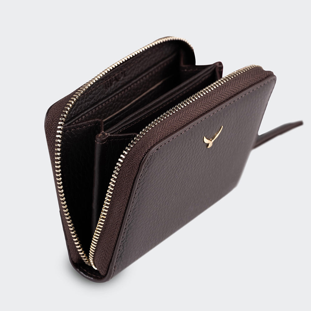 5108 Damen Mini-Ledergeldbörse