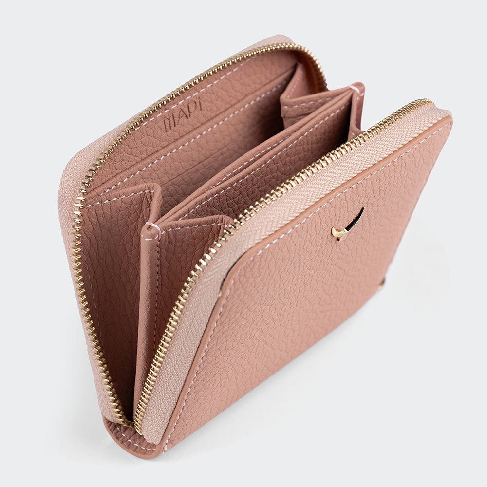 5108 Damen Mini-Ledergeldbörse