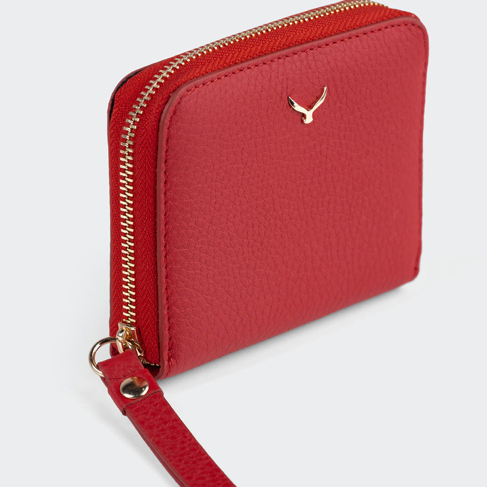 5108 Damen Mini-Ledergeldbörse