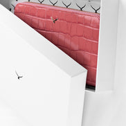 5110 Große Damen-Ledergeldbörse mit drei Fächern