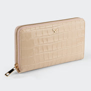 5110 Große Damen-Ledergeldbörse mit drei Fächern