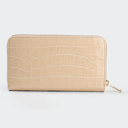 5110 Große Damen-Ledergeldbörse mit drei Fächern