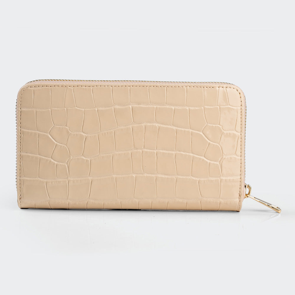 5110 Große Damen-Ledergeldbörse mit drei Fächern