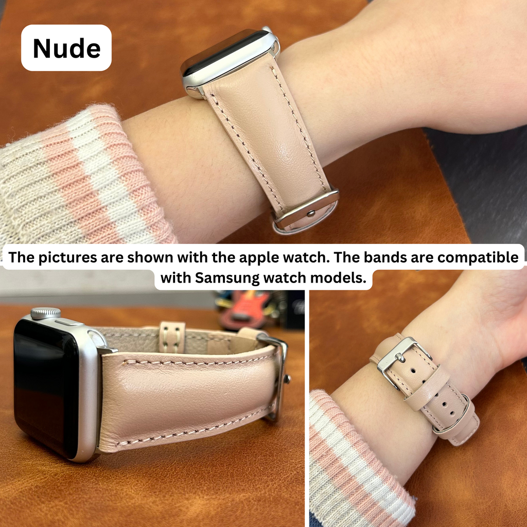 Lederarmbänder für Damen, passend für Samsung Smartwatches