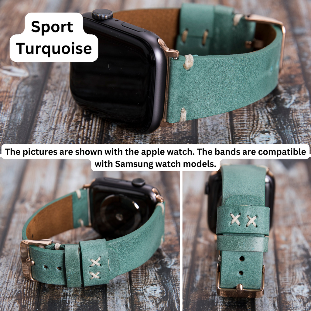 Sportarmbänder aus Leder für Samsung Smartwatches