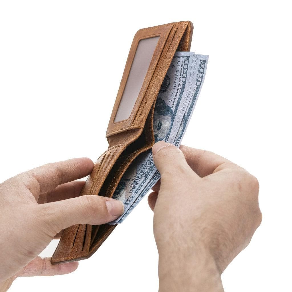 Pier Echtleder-Geldbörse für Herren