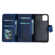 Weihnachtsmann iPhone 11 Pro Leder-Hülle mit abnehmbarem Brieftaschenmotiv