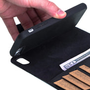 Santa I Phone Se / 8 / 7 Leather Detachable Wallet Case