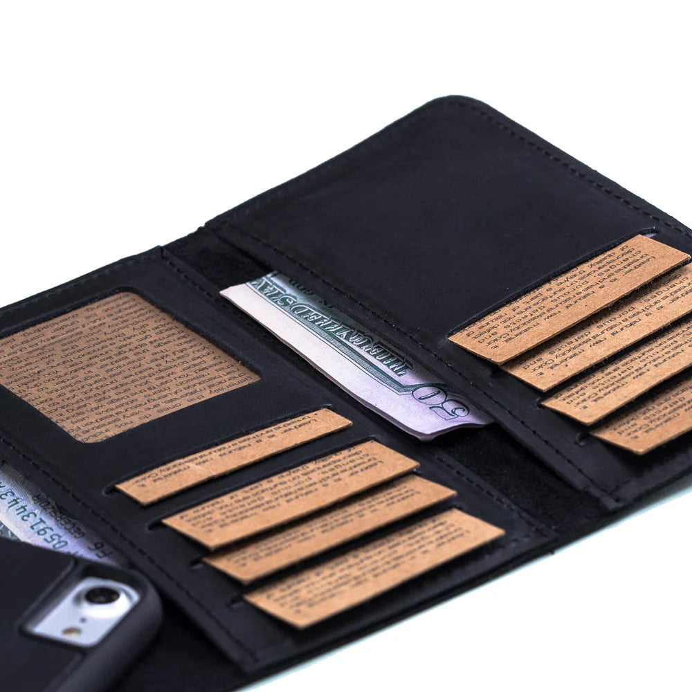 Santa I Phone Se / 8 / 7 Leather Detachable Wallet Case