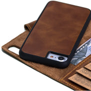 Santa I Phone Se / 8 / 7 Leather Detachable Wallet Case