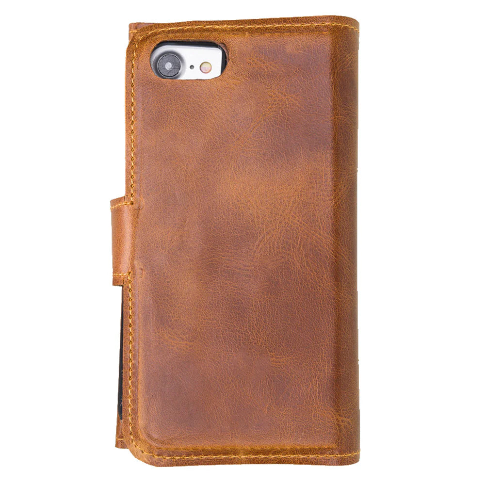 Santa I Phone Se / 8 / 7 Leather Detachable Wallet Case