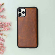 Weihnachtsmann iPhone 11 Pro Leder-Hülle mit abnehmbarem Brieftaschenmotiv