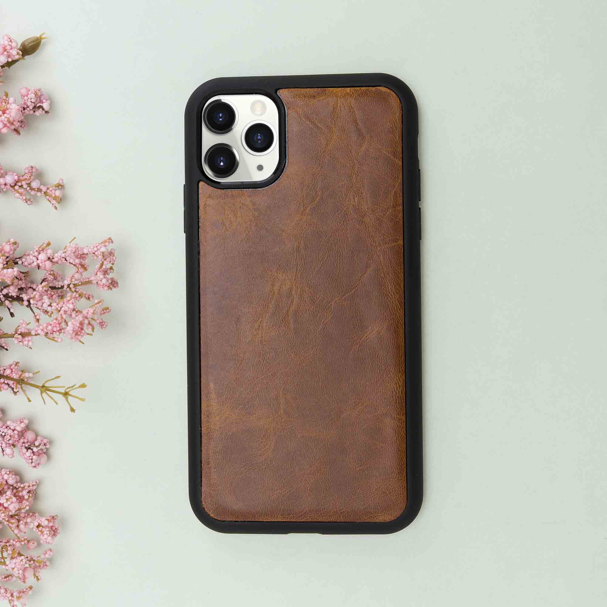 Weihnachtsmann iPhone 11 Pro Leder-Hülle mit abnehmbarem Brieftaschenmotiv