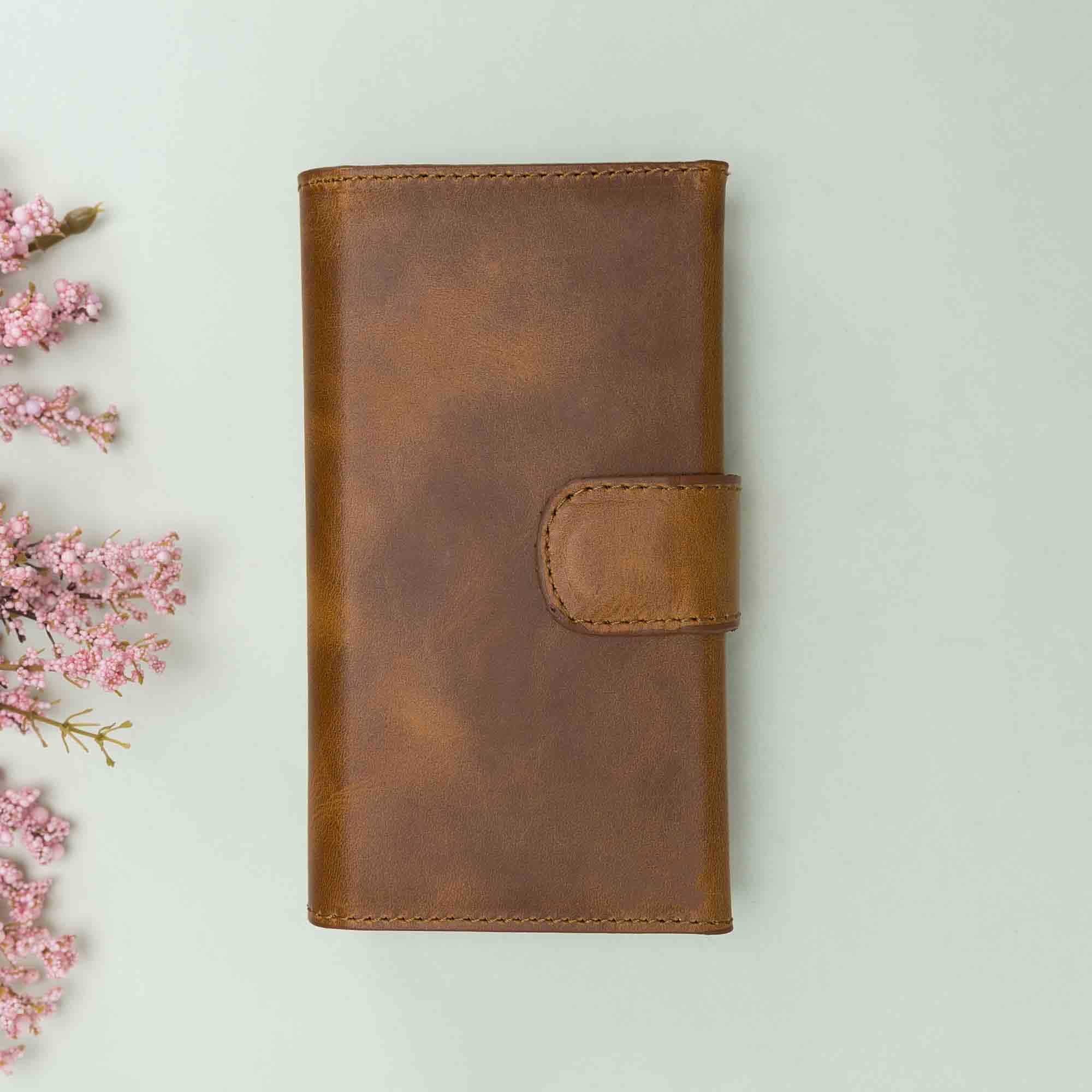 Weihnachtsmann iPhone 11 Pro Leder-Hülle mit abnehmbarem Brieftaschenmotiv