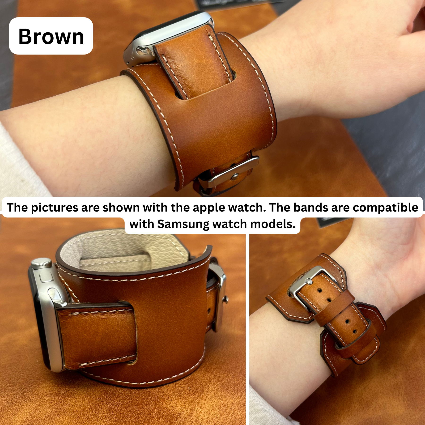 Lederarmbänder für Samsung Smartwatches