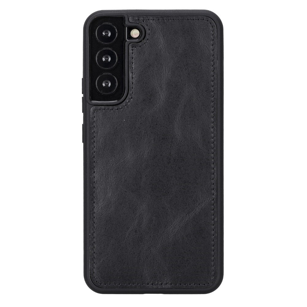 Santa Samsung Galaxy S22 Plus Leder-Hülle mit abnehmbarem Brieftaschendesign