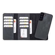 Santa Samsung Galaxy S22 Plus Leder-Hülle mit abnehmbarem Brieftaschendesign