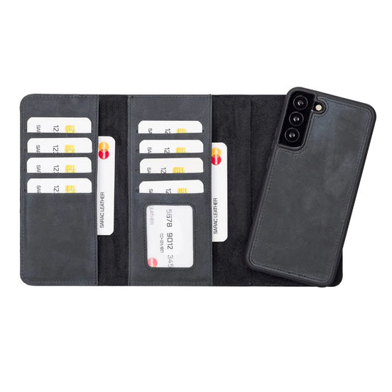 Santa Samsung Galaxy S22 Plus Leather Detachable Wallet Case