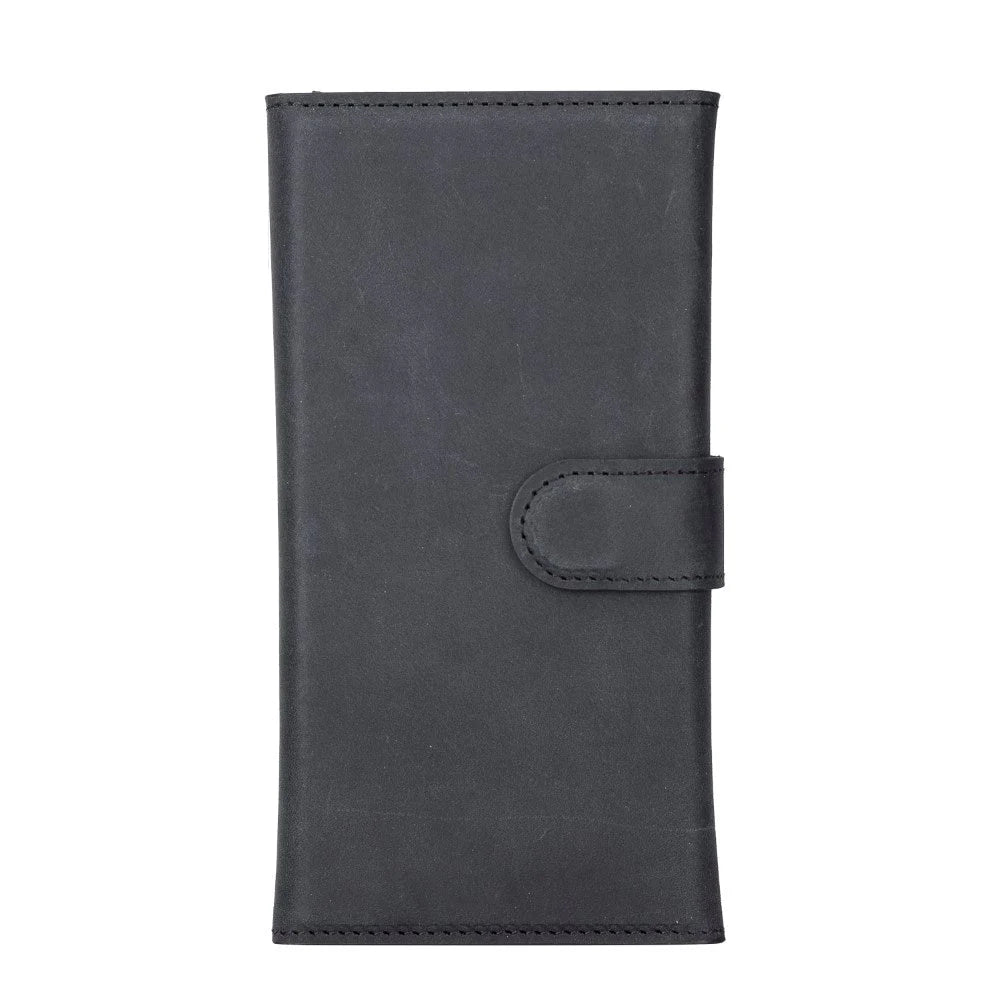 Santa Samsung Galaxy S22 Plus Leder-Hülle mit abnehmbarem Brieftaschendesign