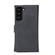 Santa Samsung Galaxy S22 Plus Leder-Hülle mit abnehmbarem Brieftaschendesign