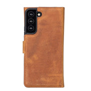 Santa Samsung Galaxy S22 Plus Leder-Hülle mit abnehmbarem Brieftaschendesign