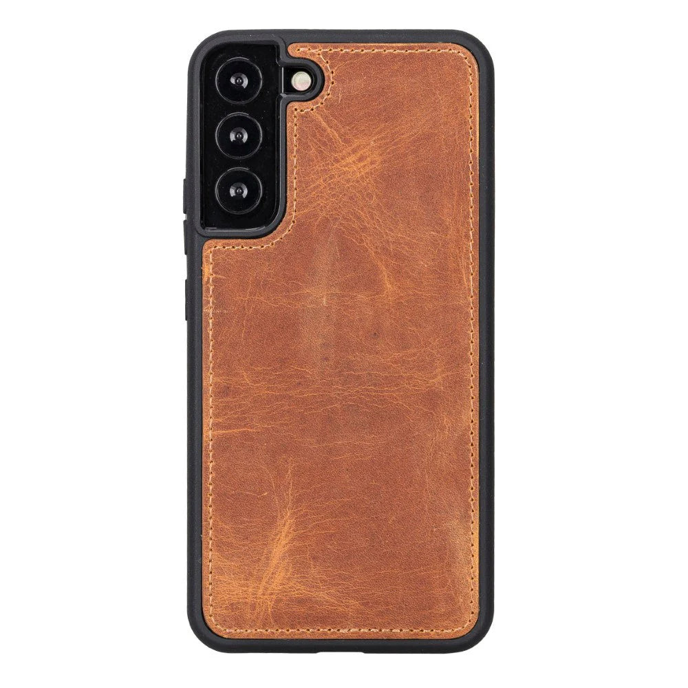 Santa Samsung Galaxy S22 Plus Leder-Hülle mit abnehmbarem Brieftaschendesign