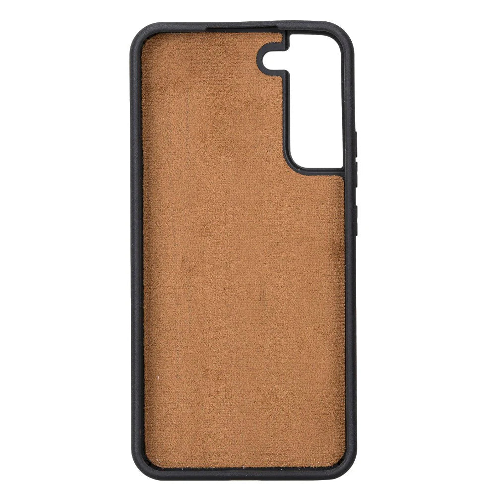 Santa Samsung Galaxy S22 Plus Leder-Hülle mit abnehmbarem Brieftaschendesign