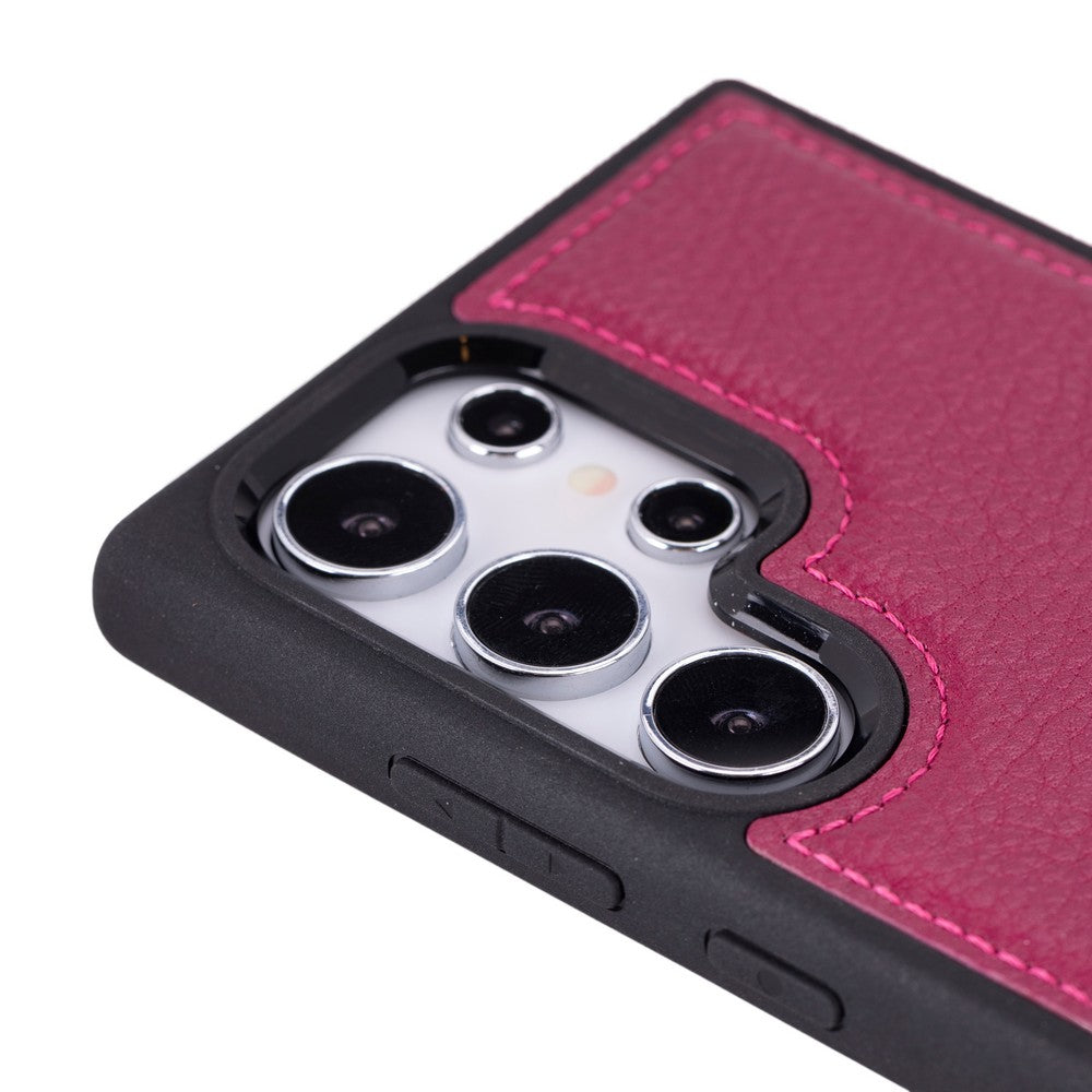 Flex Cover Samsung Serie Echtleder-Rückseite / FXC