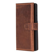 Santa Samsung Galaxy S25 Ultra Leder-Hülle mit abnehmbarem Brieftaschendesign