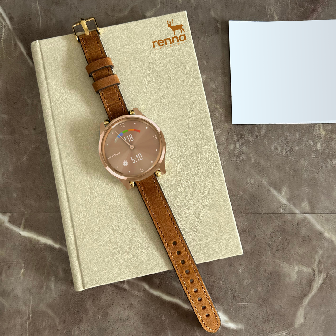 Lederarmbänder für Herren, passend für alle Garmin Smartwatches