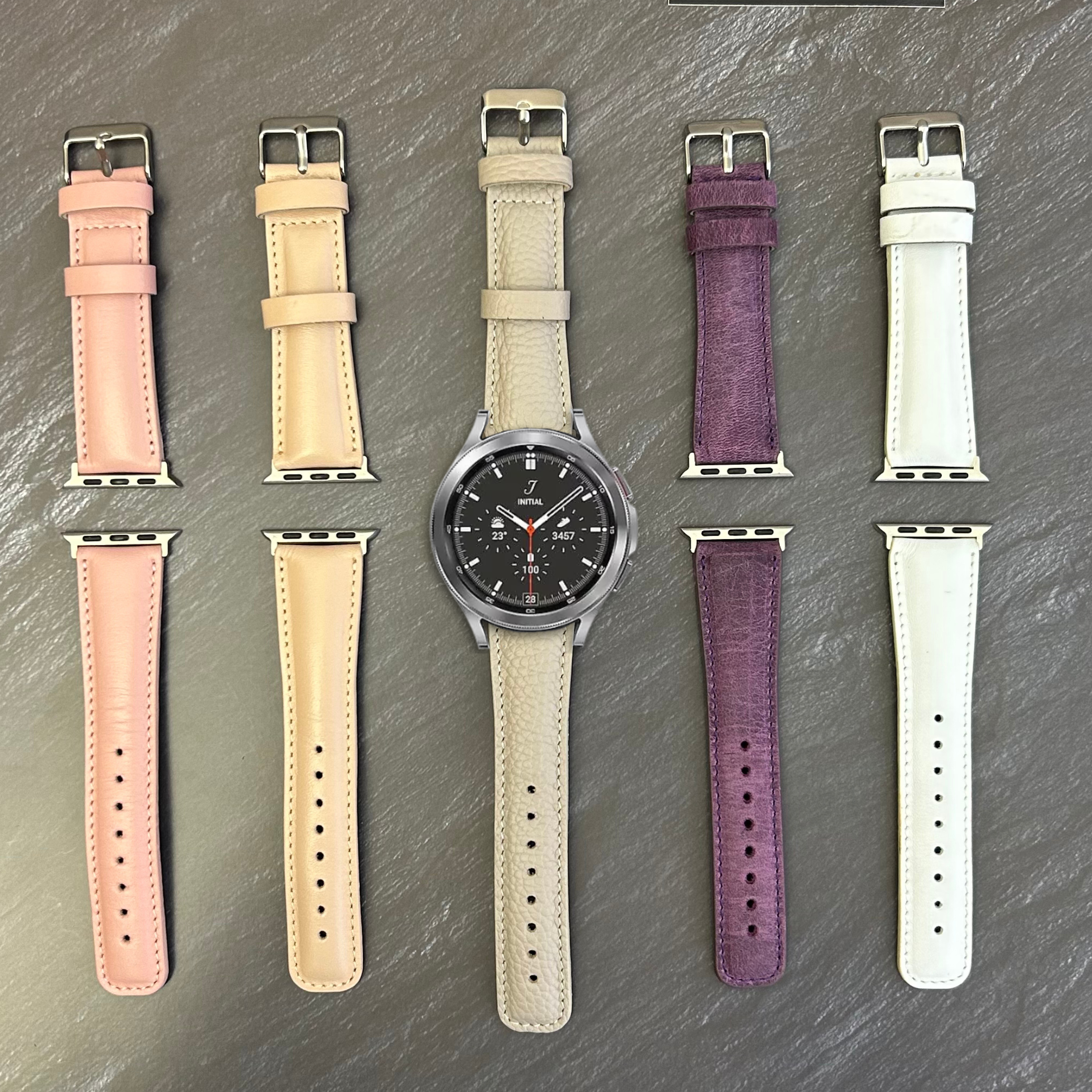 Lederarmbänder für Damen, passend für Samsung Smartwatches