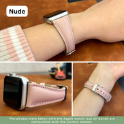 Schmale Lederarmbänder für alle Garmin Smartwatches