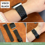 Leather Sport Bands for All Garmin Smart Watches