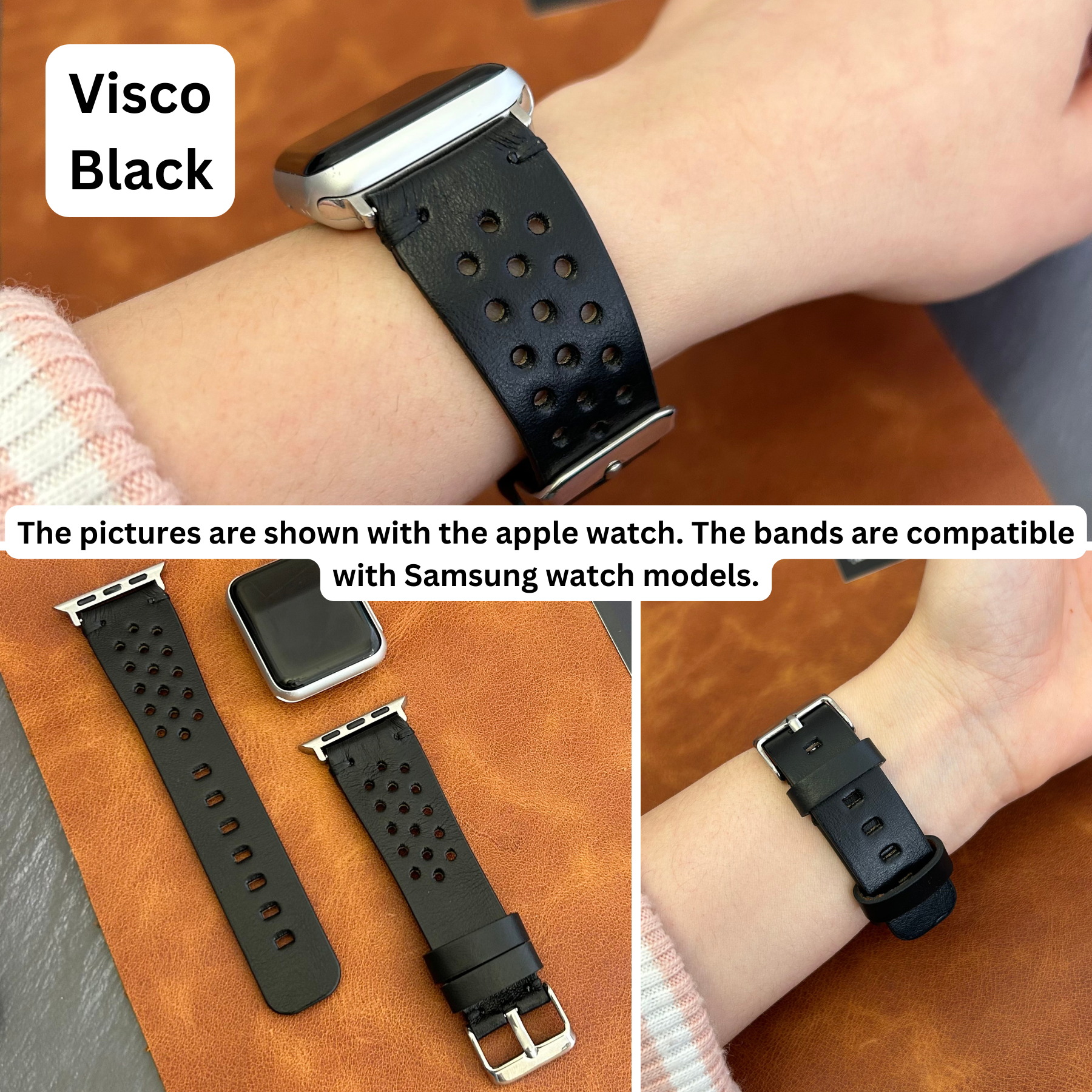 Sportarmbänder aus Leder für Samsung Smartwatches