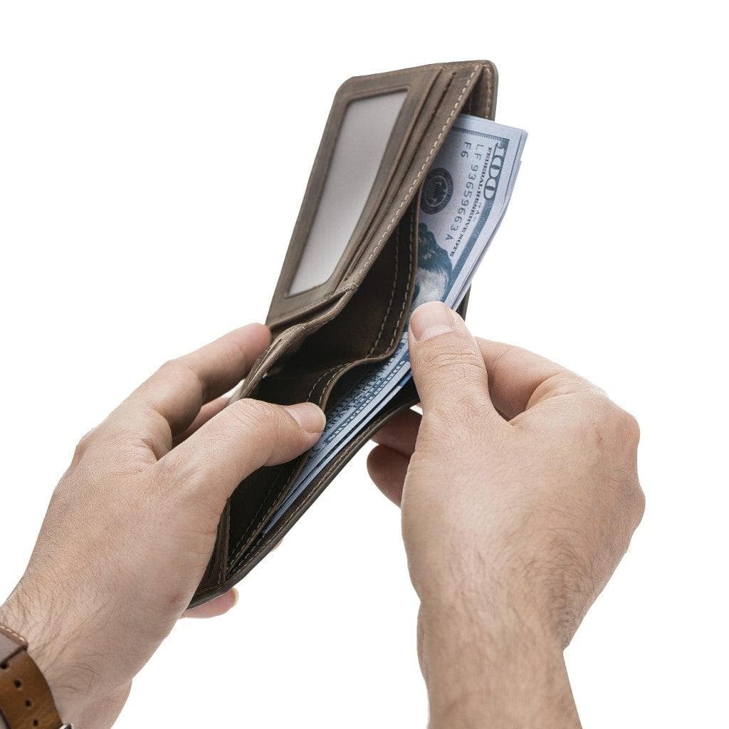 Pier Echtleder-Geldbörse für Herren