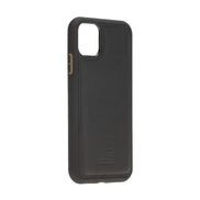Schwarz iPhone 11 Pro (5,8``) Echtleder Handyhülle, Leder Case, Flex Cover, Etui