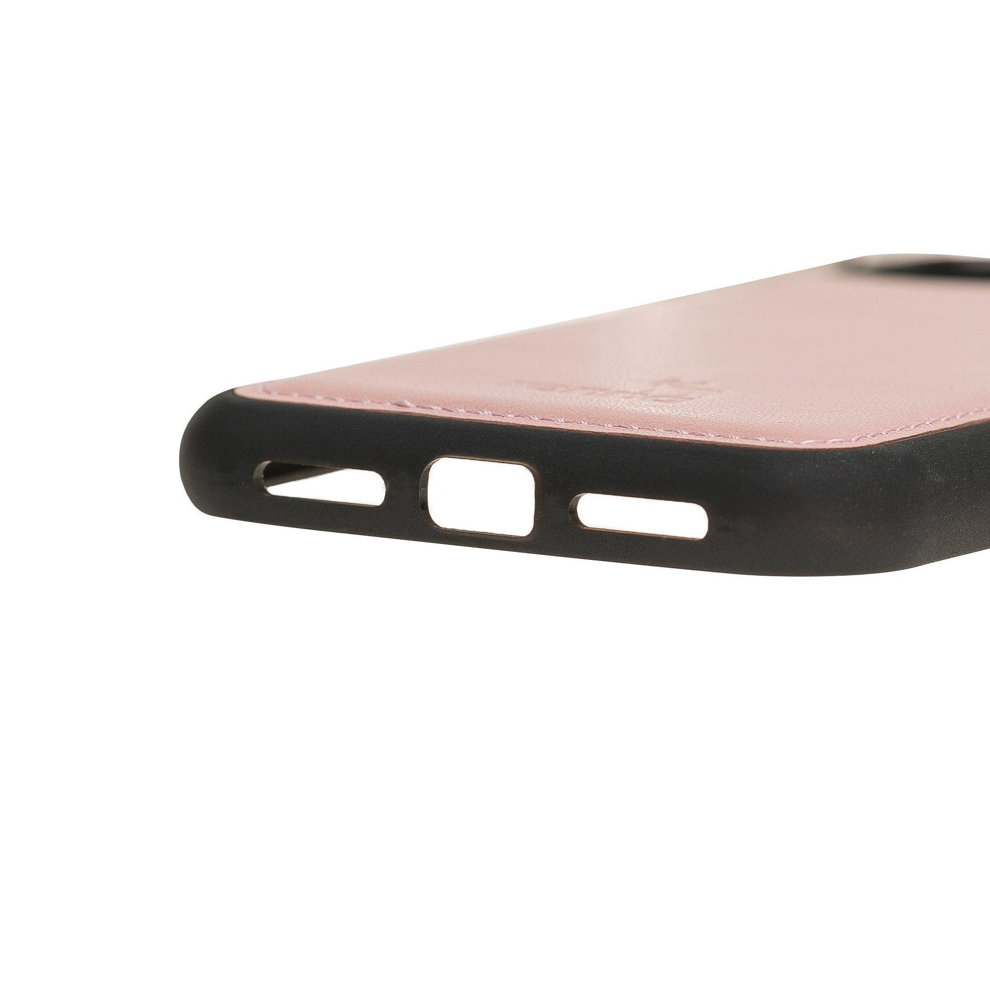 Nude iPhone 11 (6,1'') Echtleder Hülle, Handgefertigte Lederhülle, Flex Cover, Rennaleather