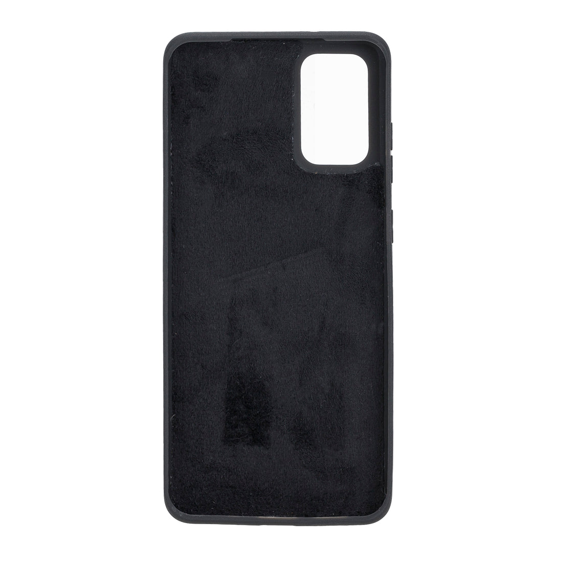 Schwarz Samsung S20+ Case, abnehmbare Echtleder Handytasche mit Magnet, S20 PLUS Leder Hülle